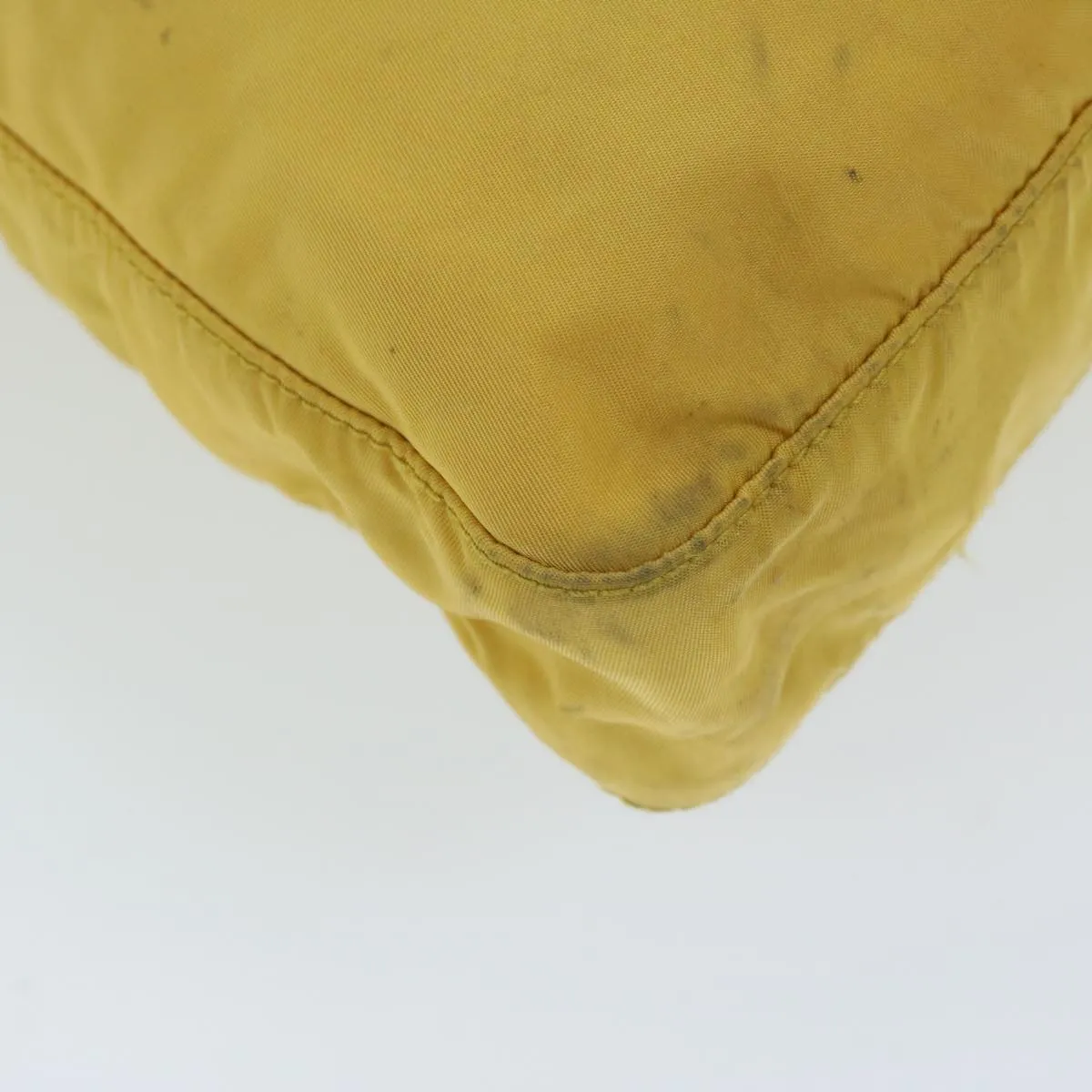 Trendy Inspired Prada Tote Bag Nylon Yellow Auth 67978