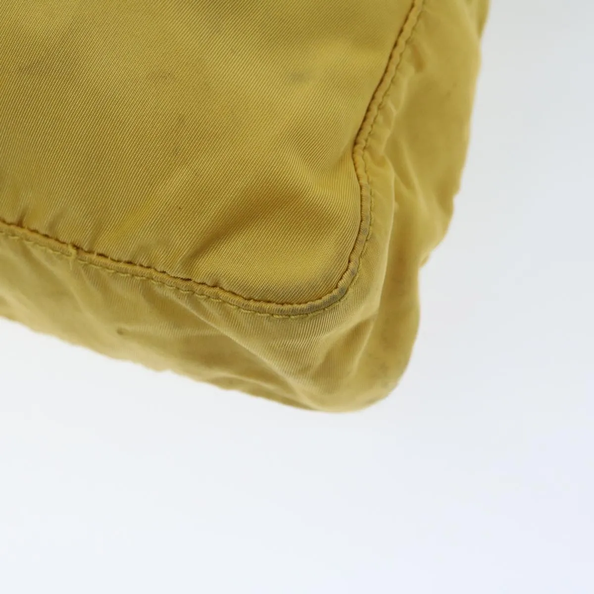 Trendy Inspired Prada Tote Bag Nylon Yellow Auth 67978