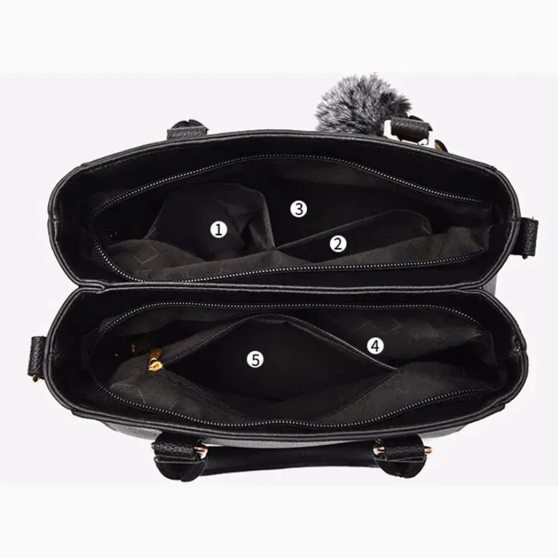 Velvet Charm - Stylish Messenger Bag