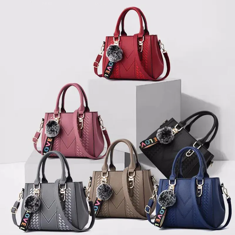 Velvet Charm - Stylish Messenger Bag