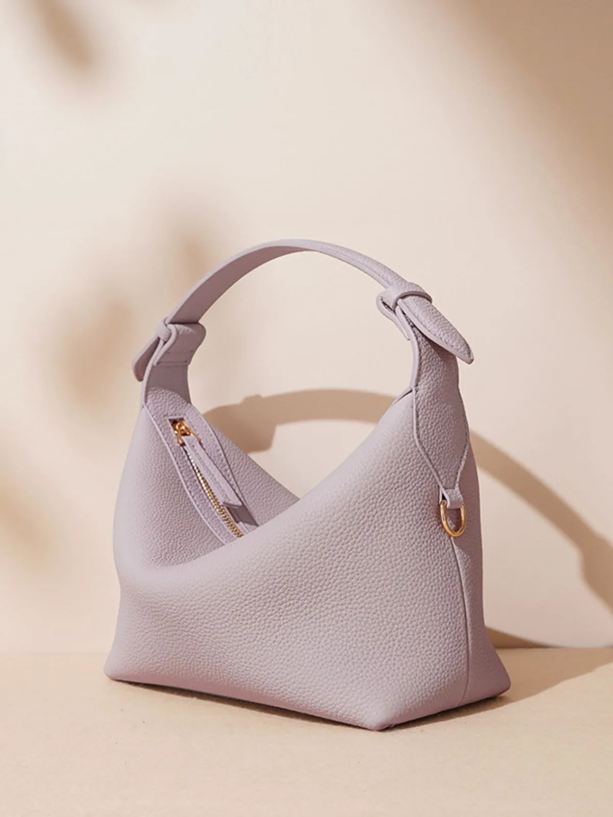Versatile Moon Bag – Stylish Zip Closure Handbag