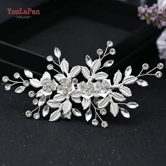 Wedding Hair Accessories Bridal Delicate Wire Headband Handmade Crystal Hair Accessories