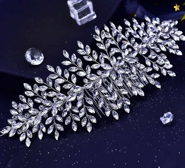 Wedding Hair Accessories Bridal Delicate Wire Headband Handmade Crystal Hair Accessories