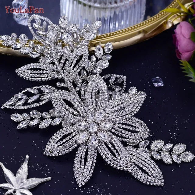 Wedding Hair Accessories Bridal Delicate Wire Headband Handmade Crystal Hair Accessories