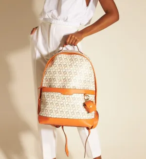 White Bee.ZZ Bari Big Orange Backpack [PRE