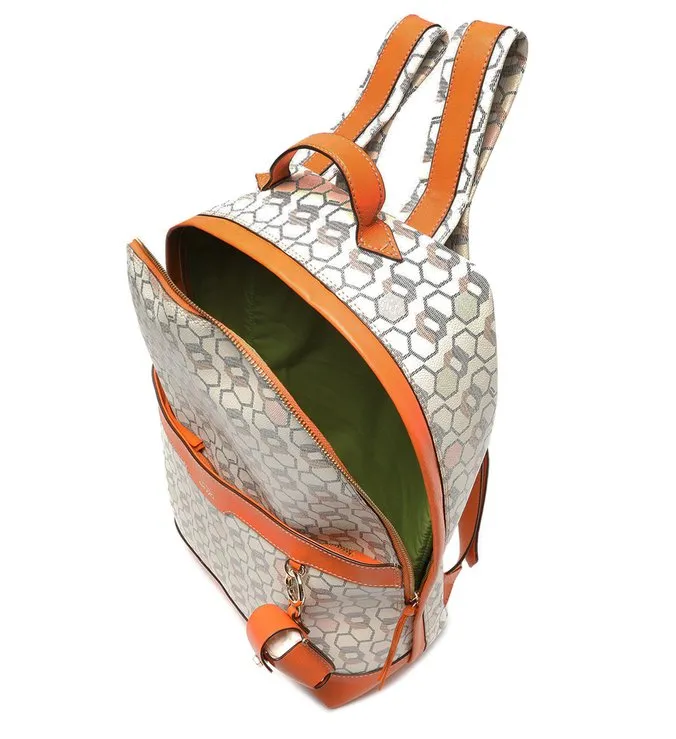 White Bee.ZZ Bari Big Orange Backpack [PRE