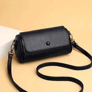 Wholesale Cylindrical Versatile PU Shoulder Crossbody Bag