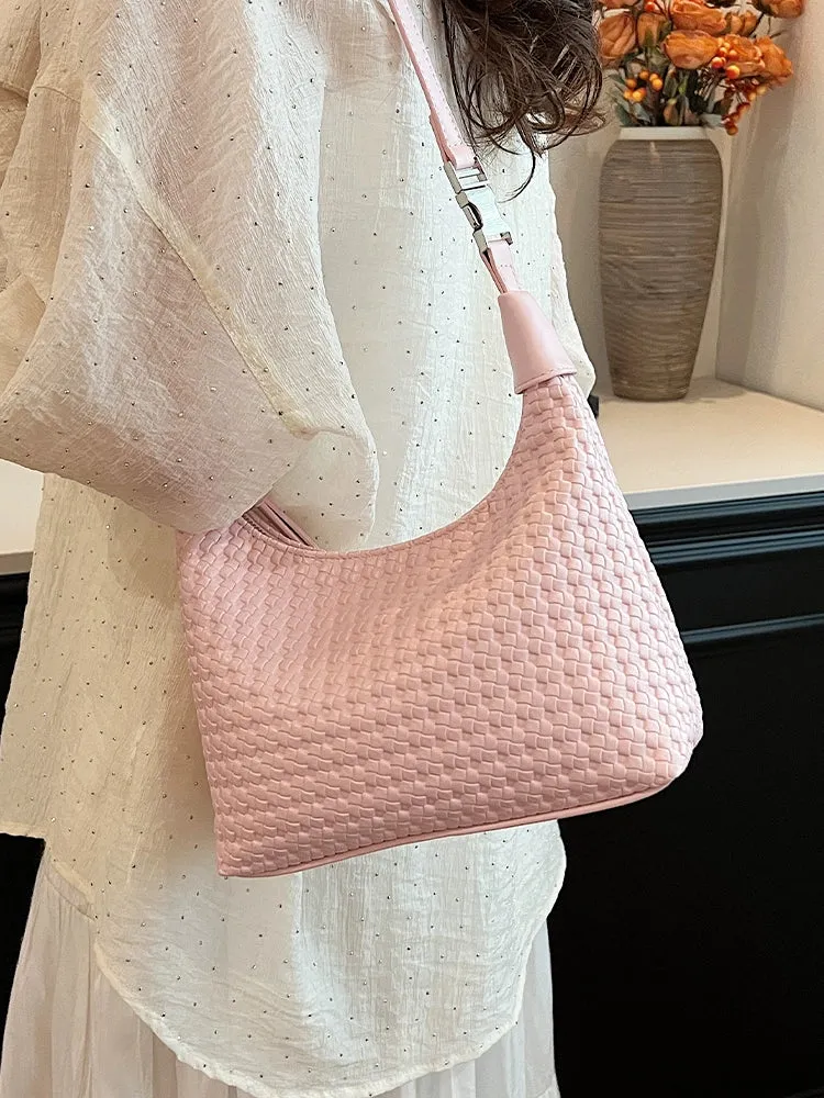 Women's Leather Versatile Stylish Pea Bag