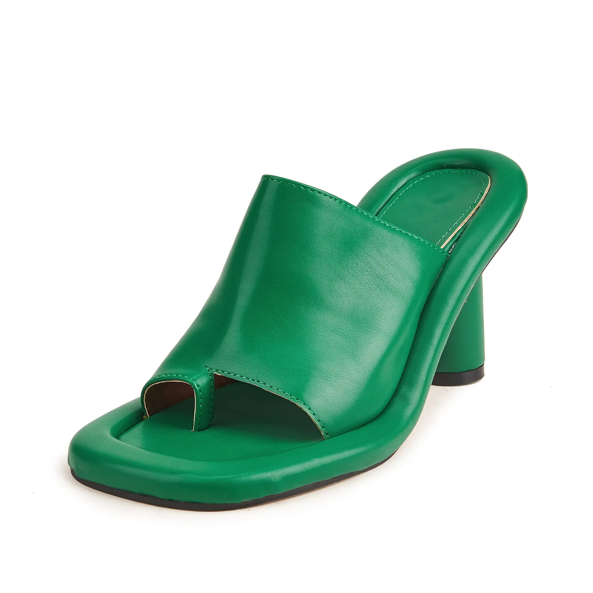 Women's Square Head Platform Flip-Flop High Heel Sandals