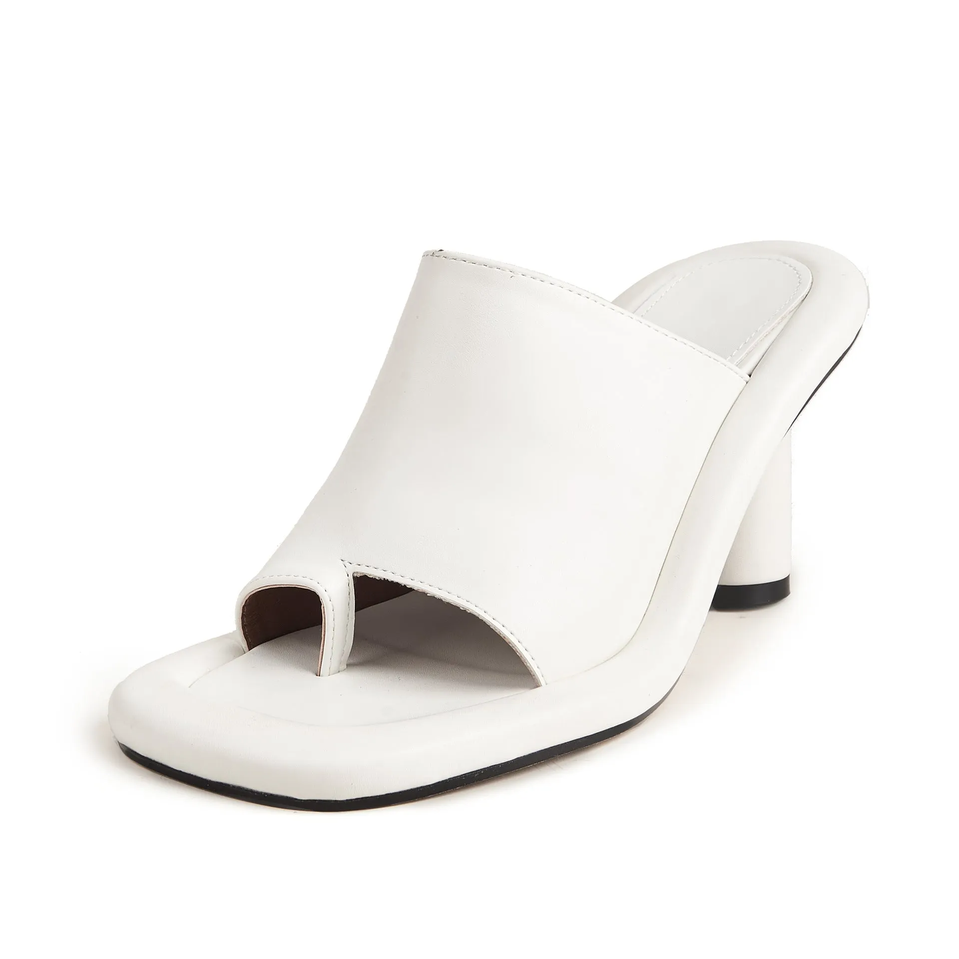 Women's Square Head Platform Flip-Flop High Heel Sandals