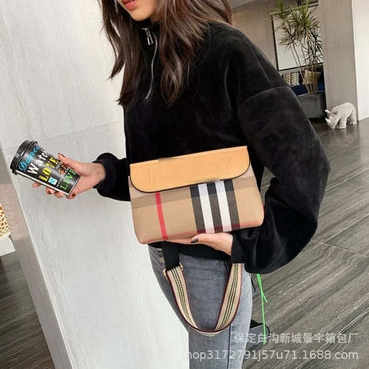 Women's  trendy, fashionable, versatile, one-shoulder, cross-body, casual, Korean style bag  B-73272