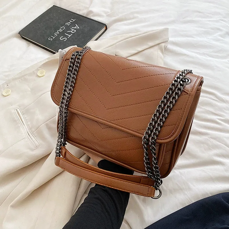 Women's Versatile Square Shoulder Bag