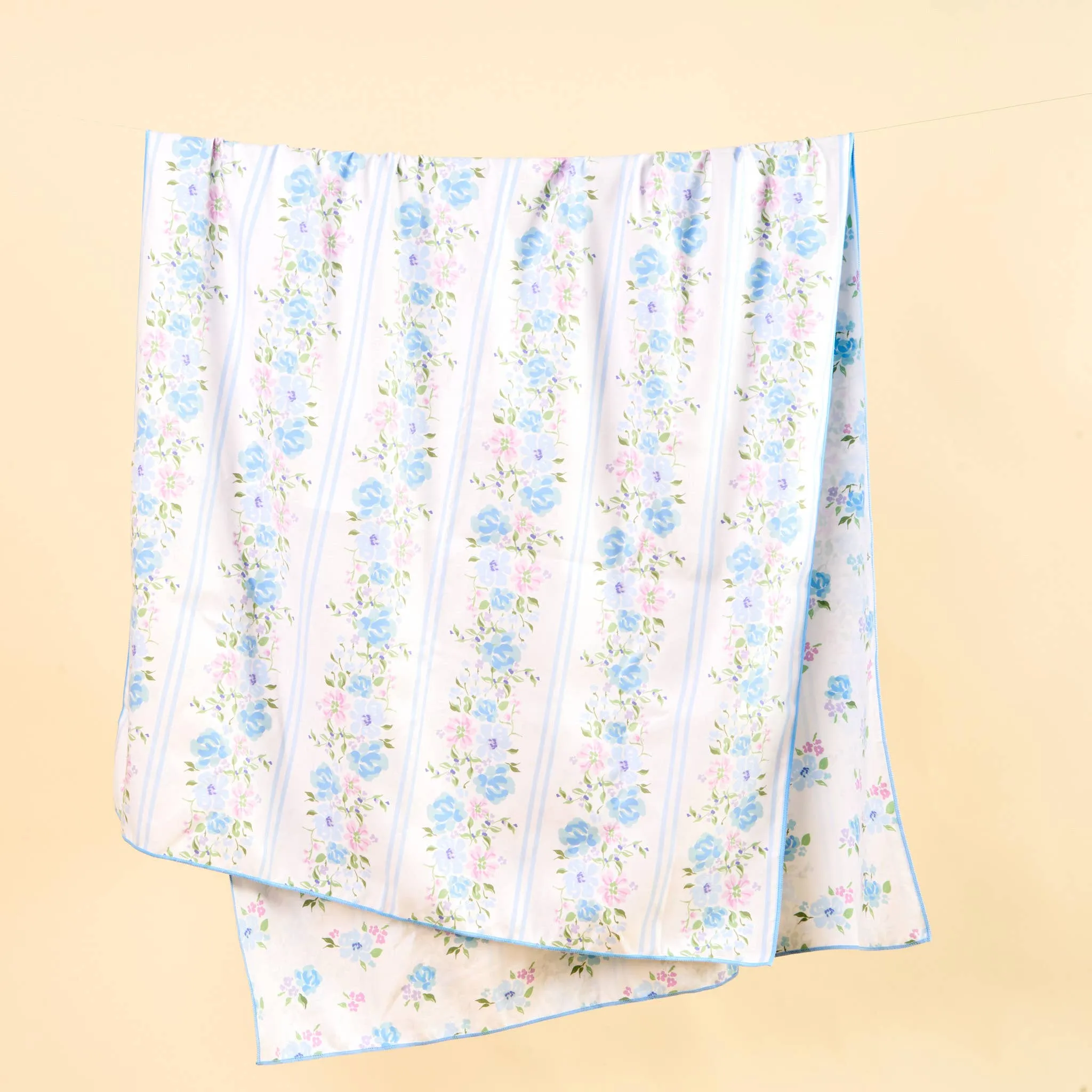 XL Quick-Dry Beach Towel-Petal Parade Blue
