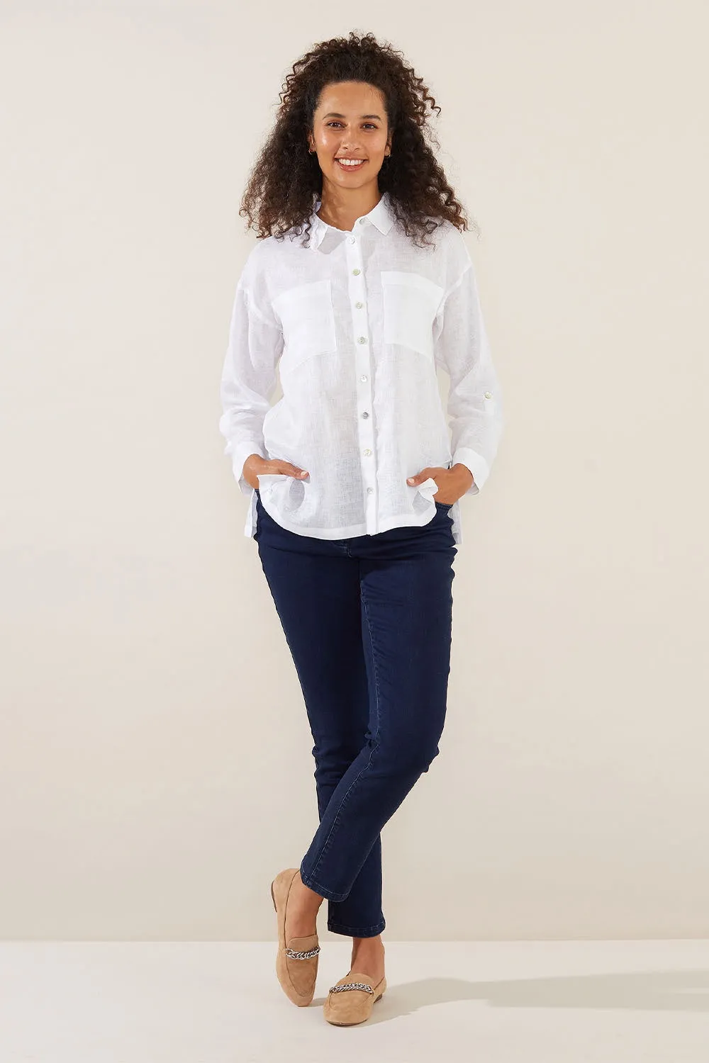 Yarra Taril Relaxed Linen Shirt Yt23s4830