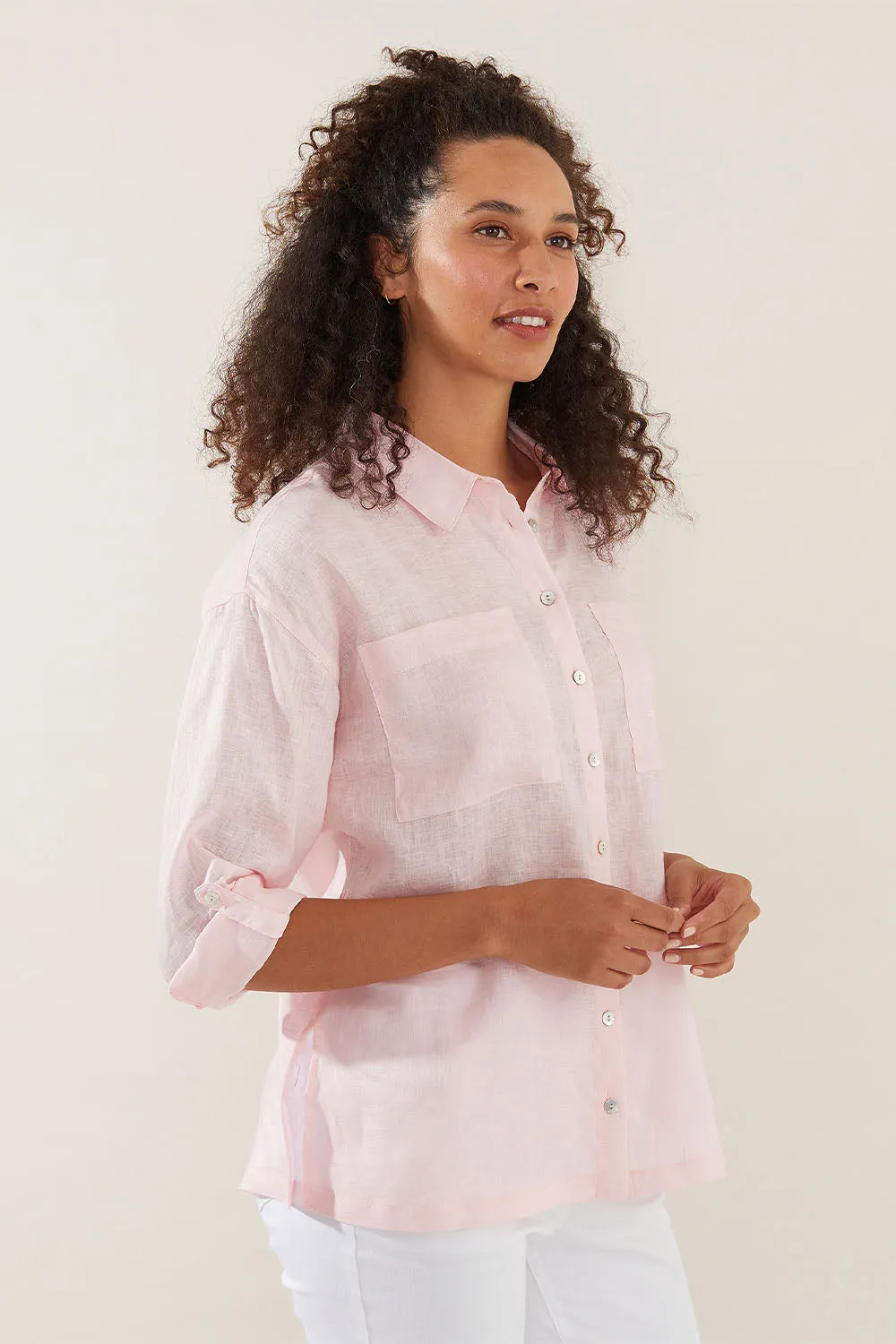 Yarra Taril Relaxed Linen Shirt Yt23s4830