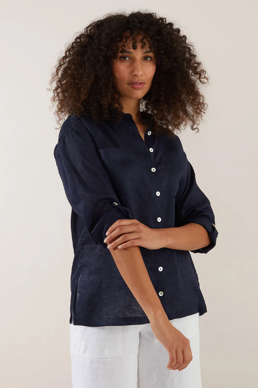 Yarra Taril Relaxed Linen Shirt Yt23s4830